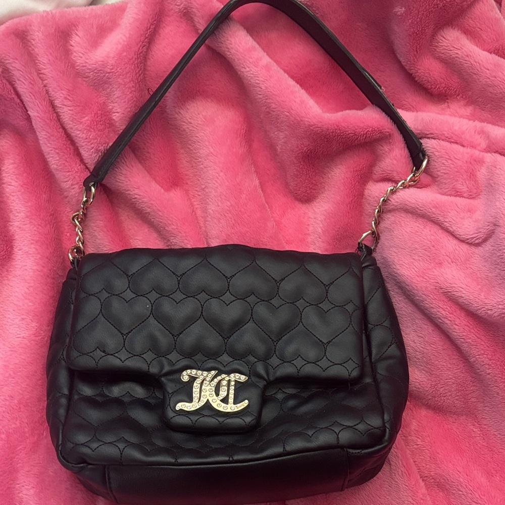 Chic Black Quilted Women's Bag